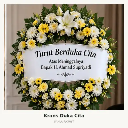 Krans Bunga Duka Pakuwon
